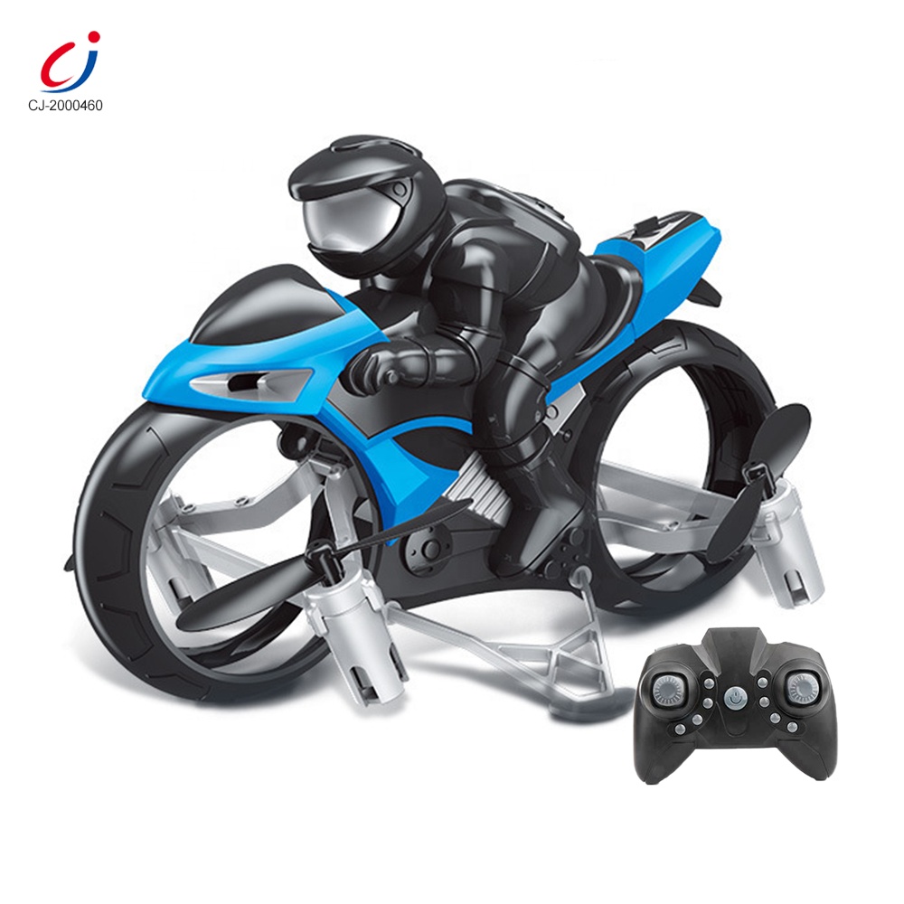 Радиоуправляемый квадрокоптер 2 в 1 land and air, мини-Дрон, летающий Радиоуправляемый мотоцикл