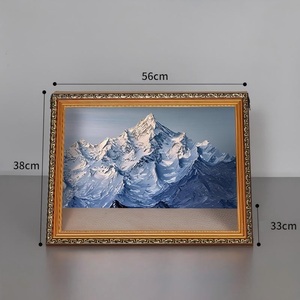 Cama para Gatos de Cartón, Rascador para Gatos, Marco de Fotos con Pintura al Óleo Reemplazable, Casa de Seguridad para Gatos, Universal para Todas las Estaciones, Grande - Product Image 6