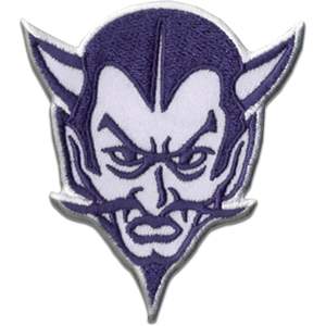 Parche Bordado de Fieltro con Cabeza de Diablo DigitEMB, 2.85 x 3.20 Pulgadas, para Coser o Planchar en Chaquetas, Mochilas, Gorras y Ropa - Product Image 3