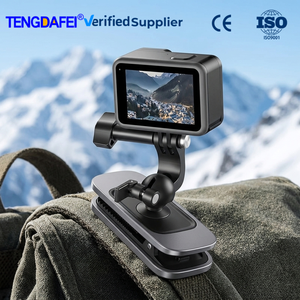 Clip universel pour <span class=keywords><strong>sac</strong></span> à <span class=keywords><strong>dos</strong></span>, directement de l'usine, 360 °   <span class=keywords><strong>Support</strong></span> de caméra d'action réglable pour <span class=keywords><strong>GoPro</strong></span> DJI Insta360, <span class=keywords><strong>support</strong></span> à dégagement rapide - Product Image 1