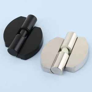 Kit de charnières en alliage de zinc pour cloisons de toilettes publiques, accessoires durables et résistants à la corrosion pour cabines de toilettes - Product Image 2