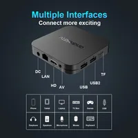 Boîtier TV Android intelligent avec certification RTC, processeur Quad Core, WiFi 6, lecteur de streaming OTT, boîtier TV Android 4K UHD personnalisé, décodeur 4K