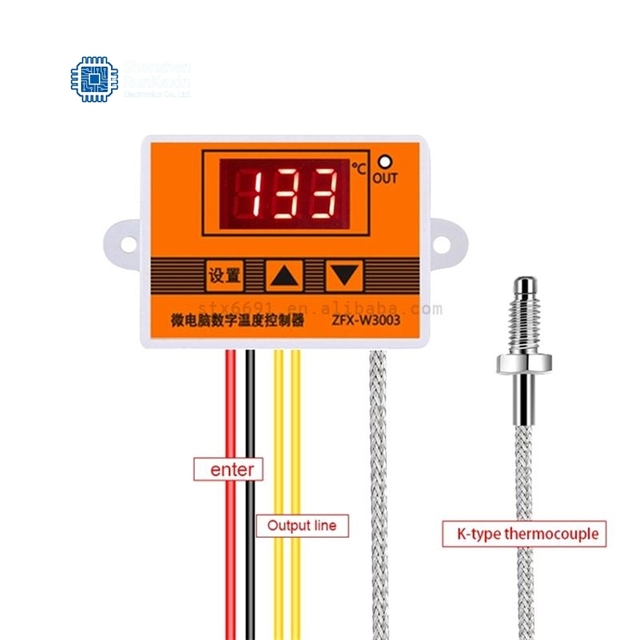 ZFX-W3003 Temperature Controller K Type Thermocouple High-temperature Digital Display Constant Thermostat