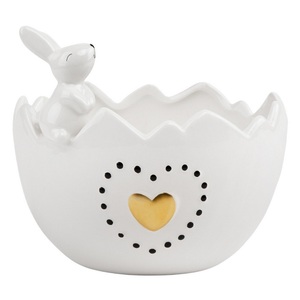 Bols lapin en céramique du fabricant en gros avec ensemble de conception de printemps d'ester d'ester - Product Image 4