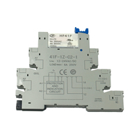 Module de relais électronique automobile ultra-mince haute tension étanche NO-OFF à vente chaude avec base de relais à bornes à vis 12-24V AC/DC