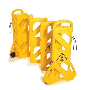 Sicurezza stradale recinzione in plastica espandibile cintura retrattile protezione magazzino controllo folla barriera Mobile barricate espandibili - Product Image 4