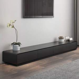 Soporte de <span class=keywords><strong>TV</strong></span> ultrestrecho de madera maciza, armario de suelo Simple para sala de Estar, comedor, uso doméstico, espejo, apartamentos pequeños populares, hoteles - Product Image 1