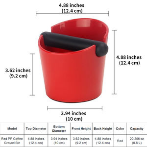 <span class=keywords><strong>Amazon</strong></span> Offre Spéciale Accessoires de bar à <span class=keywords><strong>café</strong></span> Tiroir rond pour <span class=keywords><strong>café</strong></span> <span class=keywords><strong>moulu</strong></span> Espresso Seau à percussion Boîte à <span class=keywords><strong>café</strong></span> debout - Product Image 6