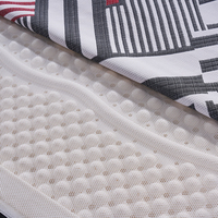 Surmatelas en mousse à mémoire de forme pour chambre à coucher, hôtel et chambre d'hôtes, housse lavable, soutien doux, haute densité