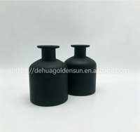 Diffuseur d'aromathérapie en verre rond, flacon vide pour huiles essentielles et parfums d'intérieur, sans flamme, pour senteurs florales