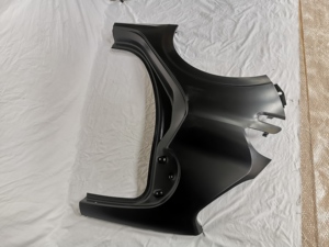 Ricambi Auto AODUN, Pannello Laterale Anteriore in Acciaio, Parafango per <span class=keywords><strong>Peugeot</strong></span> <span class=keywords><strong>208</strong></span> 2012-2018, Nero/Grigio, Garanzia <span class=keywords><strong>1</strong></span> Anno - Product Image 6