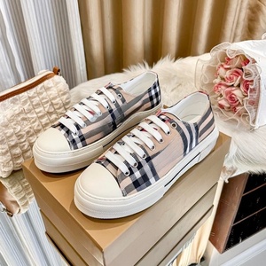 New flat canvas <b>lace</b> up shoes, thick soled casual board shoes, couple's casual shoes - Product Image 1