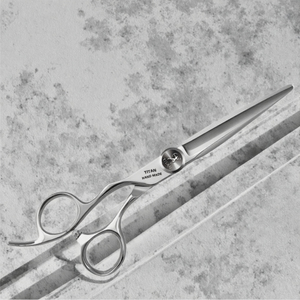 Tijeras planas de peluquero de belleza de 6,0 pulgadas de nueva moda con LOGOTIPO personalizado Tijeras de hoja de acero inoxidable para el cabello - Product Image 2