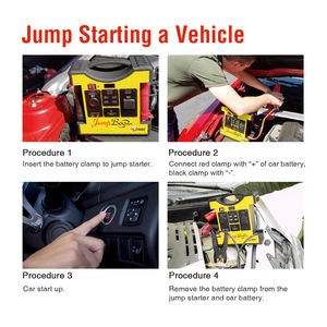 Surpresseur JB1500 courant de pointe 1500 A, batterie électrique multifonction 12V, avec sortie AC, onduleur 110/220V - Product Image 5