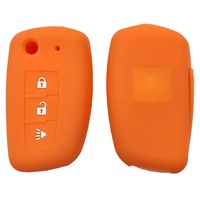 Funda de Silicona Multicolor para Llave de Nissan Sylphy, Qashqai, Tiida, Bluebird, Protector de Llave Remota de 3 Botones