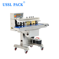 FRM-1120W Scelleuse horizontale semi-automatique à roues pour sacs et pochettes en film, avec impression de date, machine de thermoscellage