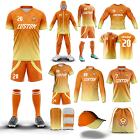 MEIANG 2025 Nouveau design Kit de football personnalisé Jersey Kits de football Ensemble complet Maillot de football à séchage rapide pour jeunes Ensemble de maillots de football