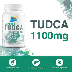 Kapsul Dukungan Hati Organik OEM/ODM/OBM TUDCA Asam Tauroursodeoxycholic TUDCA 500mg untuk Detoksifikasi dan Pembersihan Hati TUDCA - Product Image 5