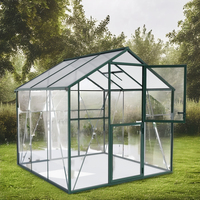 Sunroom avec cadre en aluminium Serre de luxe pour jardin arrière-cour Verre trempé Sunshine House pour la maison Durable Nature Loisirs