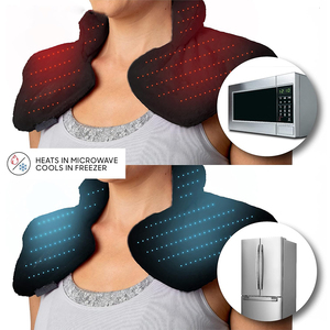 Unisex <b>Velvet</b> Neck & Shoulder Heating Pad-Durable Soft Hot/Cold Therapy Pain Relief Wrap - Product Image 5