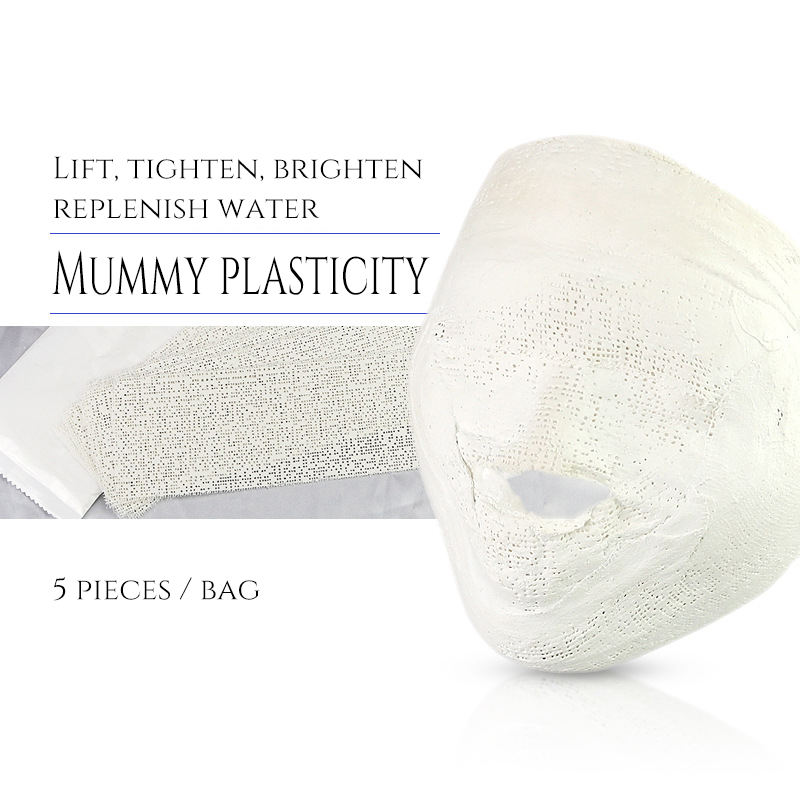 OEM ODM Private Label V Line Face Up Mask Beauty Spa Plaster Mask 5D V Shape Lifting Slim Face Mummy Mask