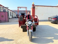 Véhicule à neuf roues équipé d'un moteur refroidi par eau de 400 cm³ capable de transporter 2500 kg de marchandises