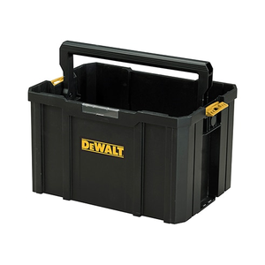 Boîte de rangement pour outils DeWalt 12 pouces noire avec poignée pour usage en atelier - Product Image 1
