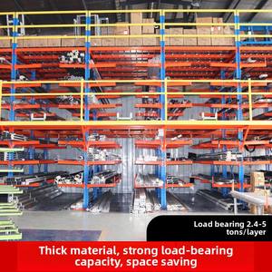 أرفف ناتئة مزدوجة الوجهين للخدمة الشاقة أرفف تخزين أحادية من الألومنيوم للألواح الكبيرة من الفولاذ المقاوم للصدأ للحماية من التآكل - Product Image 5