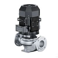 Pompe en ligne GDF(2) en acier inoxydable pour équipements de refroidissement par air et liquide, compacte, pour circulation propre, industrielle DN25