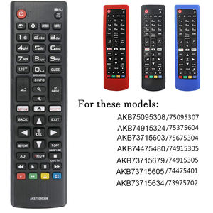 Funda protectora de silicona <span class=keywords><strong>LG</strong></span> AKB Series <span class=keywords><strong>Smart</strong></span> <span class=keywords><strong>TV</strong></span> Control remoto Plástico PC Shock Compatible AKB75375604 AKB73715601 Fire <span class=keywords><strong>TV</strong></span> - Product Image 3