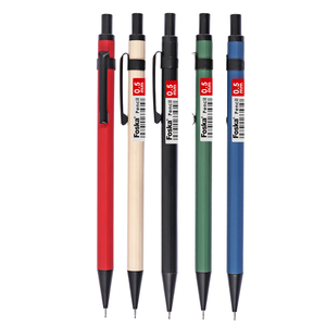 Lápices propulsores de plomo Foska de 0,5 MM y 0,7 MM, lápices mecánicos de Color para niños, niñas, regalo, suministros para estudiantes escolares, durabilidad - Product Image 1