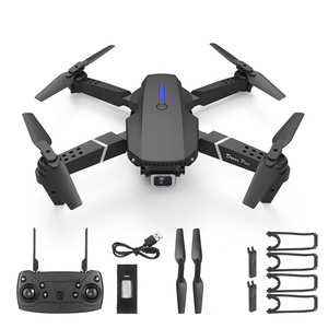 E88 PRO Folding <strong>Drone</strong> Toy <strong>4K</strong> Dual <strong>Camera</strong> Cross-Border With LED Backlight for Beginners and Mini Remote Dron - Product Image 1