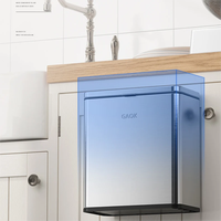 Mini poubelle en acier inoxydable poubelles Table de cuisine poubelle salon poubelle suspendue pour bureau salle de bain poubelle