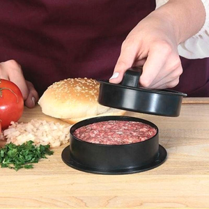 Outils de barbecue personnalisés avec logo, 3 en 1, moule à viande en plastique manuel, presse à hamburgers double, presse à galettes de viande, presse à burgers - Product Image 3
