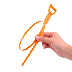 Strumento Portatile in Plastica per la Rimozione di Ostruzioni e <span class=keywords><strong>Capelli</strong></span>, per Scarichi, WC, Vasche da Bagno, Lavelli da Cucina e Docce, Lungo, Molto Venduto - Product Image 1