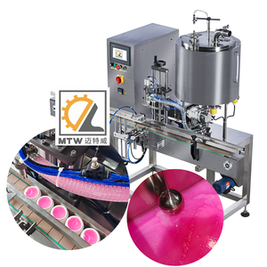 MTW bomba de lóbulo automática loción crema cera para el cabello máquina de llenado de líquidos cosméticos de alta viscosidad - Product Image 1