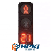 Feu de signalisation solaire LED Hepu avec batterie LiFePO4, contrôle sans fil, étanche IP65 pour utilisation routière