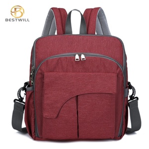 Sac à dos BESTWILL Fashion grand format en polyester, imperméable, pour voyage, avec logo ours, sac à langer pour maman, sac à couches pour maman - Product Image 2