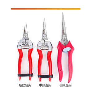 Sécateur double lame en acier inoxydable pour pin, lame de 48 mm, diamètre de coupe 10-20 mm, structure papillon, pour jardin - Product Image 1