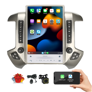 Pour GMC Sierra VIA Vtrux Truck/ Chevrolet Silverado LD 2014- 14,5 pouces Écran IPS Android Autoradio CarPlay GPS Navigation - Product Image 1