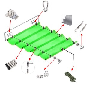 Có thể thu vào pergola Sun <span class=keywords><strong>Shade</strong></span> tán Bìa trượt ròng rọc sóng bóng râm buồm ngoài trời Patio boong sân gazebo Telescopic mái hiên - Product Image 6