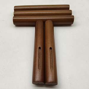 Eucalyptus Wooden Cylinder Handle Cylindrical Furniture Knob Durable <b>Rustic</b> Design - Product Image 2