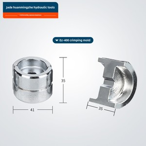 Ez-10-400 Hydraulic <b>Crimping</b> Dies Heat Treated Chrome Plated For Wire Terminal Connectors - Product Image 2