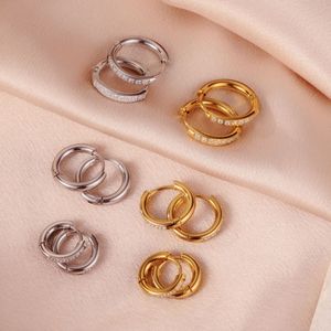 Bijoux de piercing corporel en acier inoxydable 316 avec zircon, pour boucles d'oreilles, anneaux de nez, septum, oreille, Daith, Tragus, Hélix, Daith Lobe Ring - Product Image 2