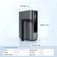 Purificateur d'eau à hydrogène moléculaire par osmose inverse pour maison intelligente, sous évier, avec technologie SPE PEM, antioxydant, distributeur d'eau à hydrogène RO