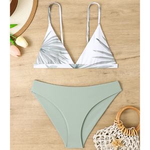 ชุดบิกินี่เซ็กซี่แบบสายผูกสำหรับผู้หญิง ดีไซน์ลายทางแบบกำหนดเอง ชุดว่ายน้ำหรูหรา 2 ชิ้น ชุดชายหาดขนาดเล็ก คุณภาพสูง - Product Image 1