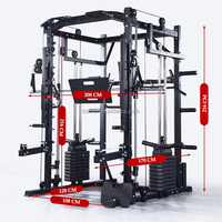 Zoshine Équipement d'entraînement complet multifonctionnel pour la maison : Banc de musculation, machine à squat, machine Smith