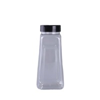 Bouteilles d'épices en plastique en gros, pot à épices en plastique 16OZ
