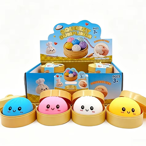 Juguetes Sensoriales Antiestrés de Colores en Forma de Dumpling, Reutilizables, para Aliviar el Estrés y Mejorar el Bienestar - Product Image 1