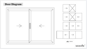 Thiết kế không khung trọng lượng cao Công suất nội thất nhôm trượt gương kính trượt Barn cửa nội thất cửa phòng ngủ nhà vệ sinh cửa - Product Image 5